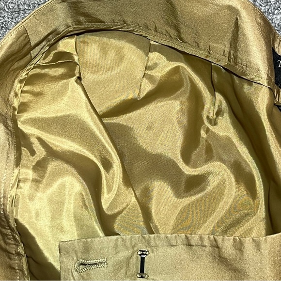 Talbots Petite Pleated Lined Dress Pants Size 12P Beige Split Hem Straight Leg - Picture 9 of 14